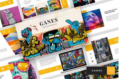 Ganes - Graffiti Google Slides Template