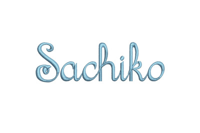 Sachiko 15 sizes embroidery font