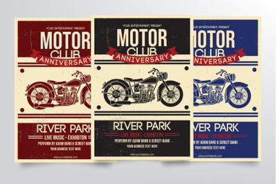 Motorcycle Club Flyer Template