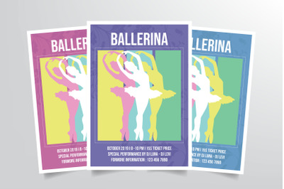 Ballerina Ballet Dance Flyer Template