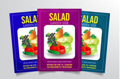 Salad Flyer Template