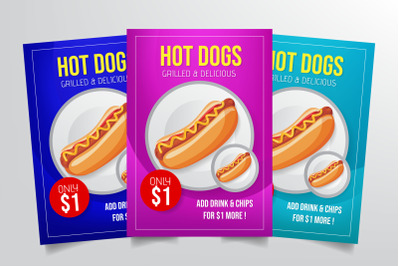 Hot Dog Flyer Template