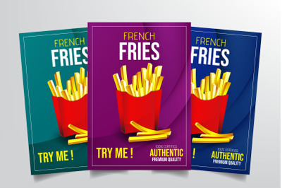 French Fries Flyer Template