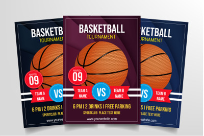 Basketball Tournament Flyer Template