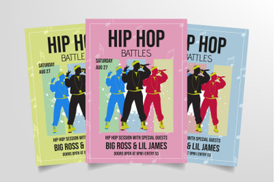 Hip Hop Battles Flyer Template