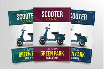 Scooter Touring Flyer Template