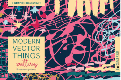 MODERN Vector Things. Patterns