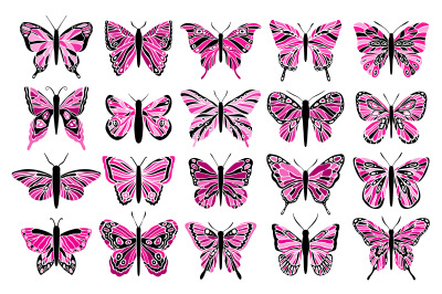 Butterfly pink