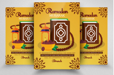 Ramadan Holy Month Flyer Template