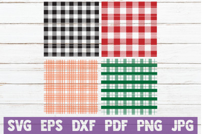 Plaid Patterns SVG Bundle