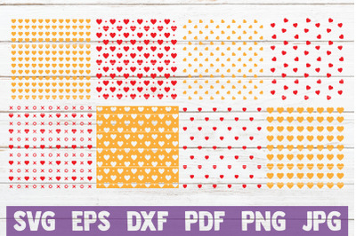 Heart Patterns SVG Bundle