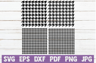 Houndstooth Patterns SVG Bundle