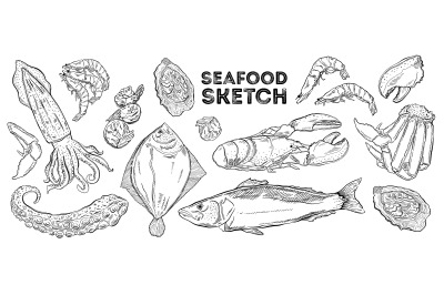 Seafood sketch