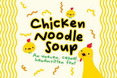 Chicken Noodle Soup Font