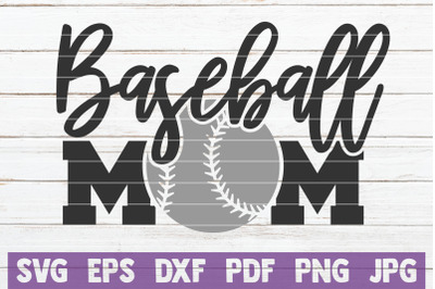 Baseball Mom SVG Cut File