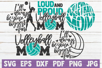 Volleyball Mom SVG Bundle | SVG Cut Files