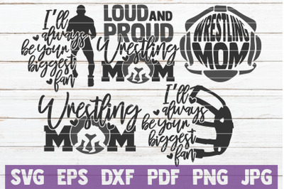 Wrestling Mom SVG Bundle | SVG Cut Files