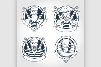 Set of pirate