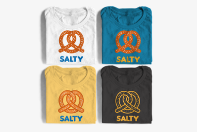 Salty Pretzel | SVG | PNG | DXF