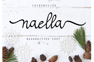 Naella Handwritten Font