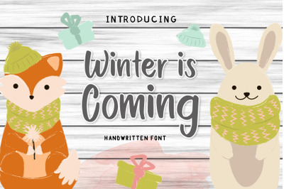 Winter is coming font