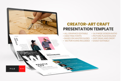 Creator - Art Craft PowerPoint Template