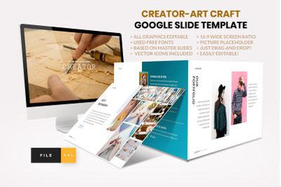 Creator - Art Craft Google Slide Template