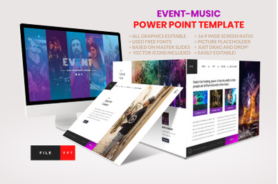 Event - Music PowerPoint Template