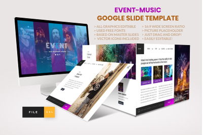 Event - Music Google Slide Template