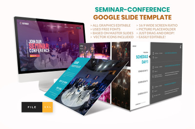 Seminar - Conference Google Slide Template