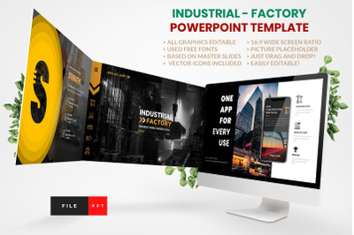 Industrial -  Factory PowerPoint Template