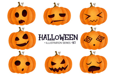 Halloween Pumpkin Illustration