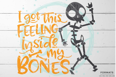Inside My Bones Halloween SVG