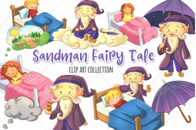 Sandman Fairy Tale Clip Art Collection