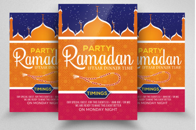 Ramadan Iftaar Party Flyer Template