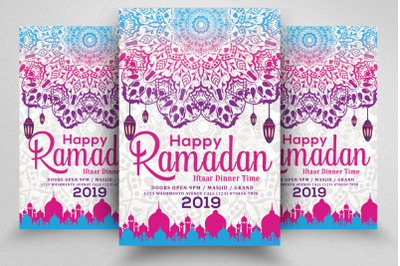 Ramadan Mubarak Flyer Template