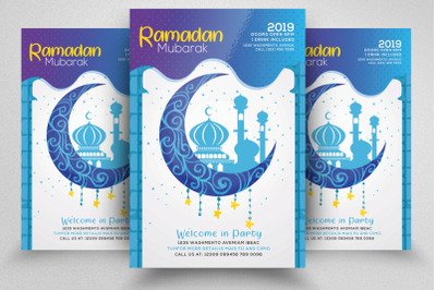 Ramadan Mubarak Holy Month Flyer