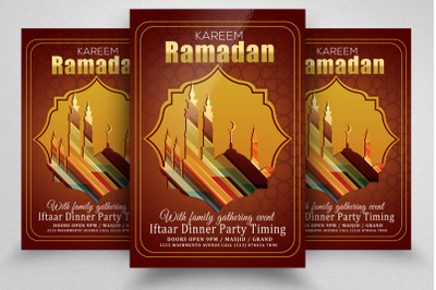 Ramadan Kareem Flyer Template