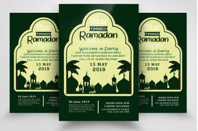 Ramadan Iftar Party Invitation Flyer