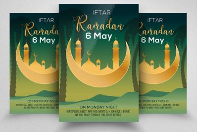 Ramadan Iftar Party Flyer Template