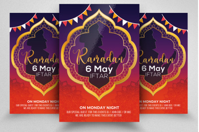 Ramadan Iftar Party Flyer Template