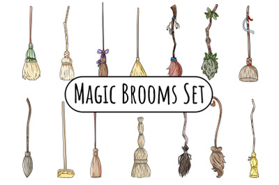 Magic Brooms Set