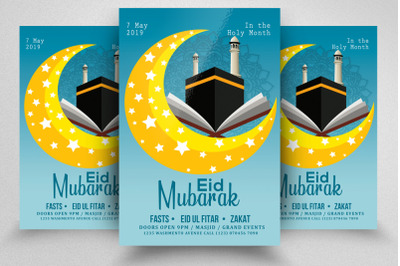 Eid Mubarak Flyer Template