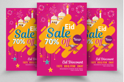 Eid Sale Offer Flyer Template