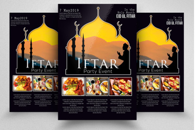 Ramadan Iftar Party Flyer Template