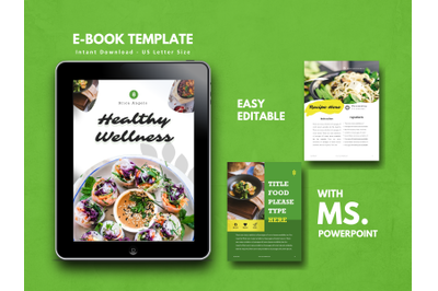 Vegetarian Theme Cookbook Template