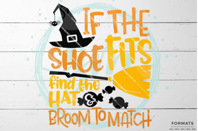 If the Shoes Fits Halloween Witch SVG