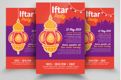 Ramadan Iftar Party Event Flyer