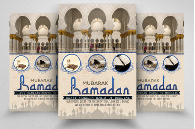 Ramadan Mubarak Flyer Template