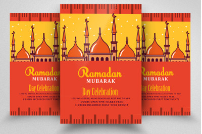 Ramadan Mubarak Holy Month Flyer